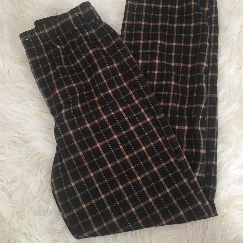 Brandy Melville plaid pants